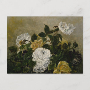 Carte Postale Nature morte avec des roses par Robert Duncanson
