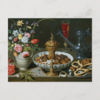 Nature morte avec fleurs, coupe par Clara Peeters