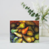 Carte Postale Nature morte avec poires (Debout devant)