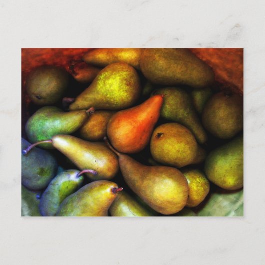 Carte Postale Nature morte avec poires (Devant)