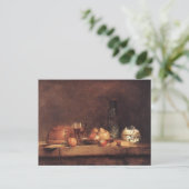 Carte Postale Nature morte avec pot d'olives par Jean Chardin Po (Debout devant)