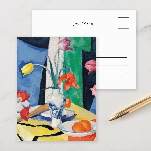 Carte Postale Nature morte avec tulipes | Samuel John Peploe