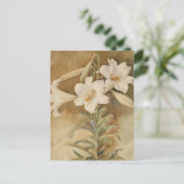 Carte Postale Nature morte de lis de Pâques | John La Farge (Debout devant)
