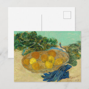 Carte Postale Nature morte de Van Gogh Oranges Citrons Gants ble
