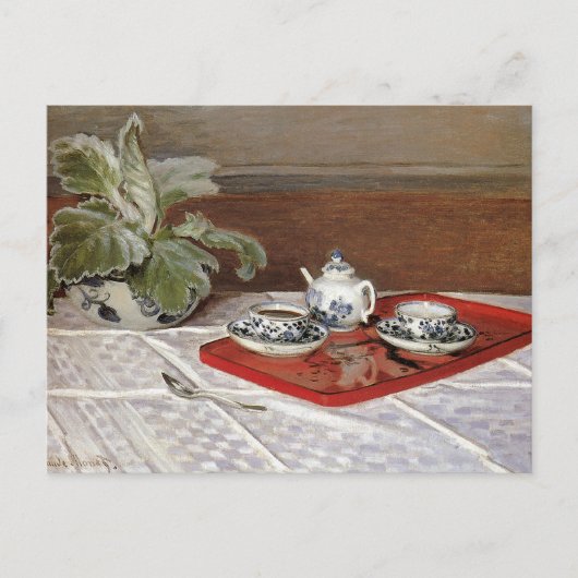 Carte Postale Nature morte Service à thé Claude Monet (Devant)
