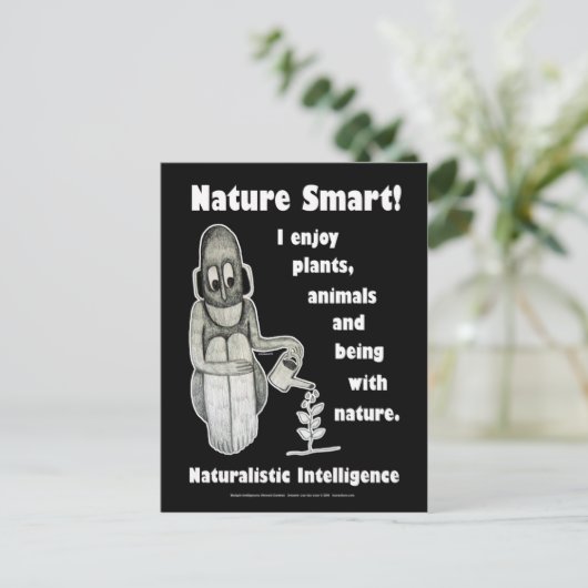 Carte Postale Nature Smart - Vide (Debout devant)