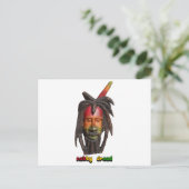 Carte Postale Naturellement Dread Rastaman Avec Dreadlocks (Debout devant)