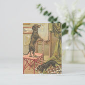 Carte postale Naughty Dachshunds (Debout devant)
