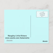 Carte postale Naughty Kittens (Dos)