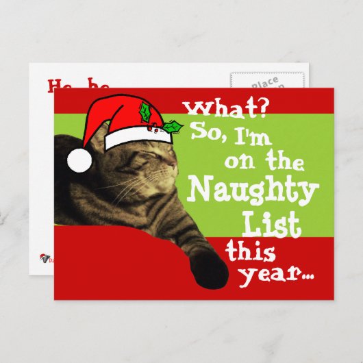 Carte Postale Naughty M. Rogers (Devant / Derrière)