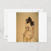 Carte Postale Naughty Nurse (Devant / Derrière)