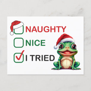 Carte Postale Naughty ou Nice
