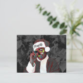 Carte postale Naughty Zombie Christmas (Debout devant)
