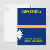 CARTE POSTALE NAURA (Devant / Derrière)