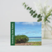 Carte Postale nauru eaux de salutation (Debout devant)