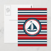 Carte Postale Nautical design (Devant / Derrière)