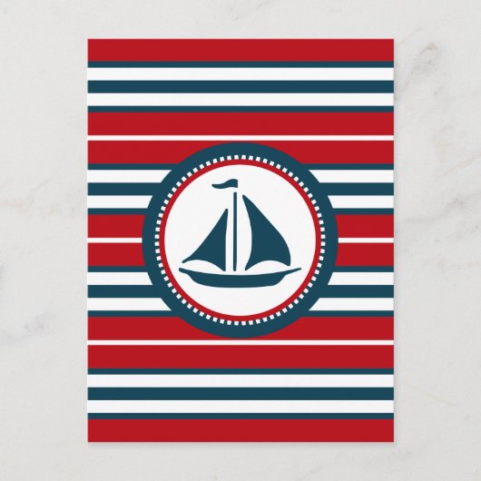 Carte Postale Nautical design (Devant)