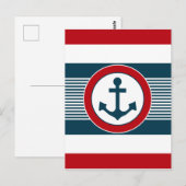Carte Postale Nautical design (Devant / Derrière)