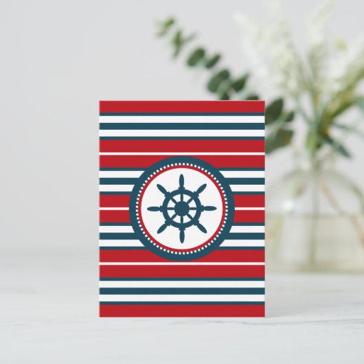 Carte Postale Nautical design (Debout devant)