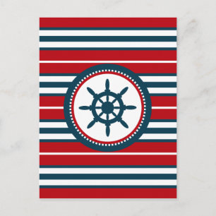 Carte Postale Nautical design