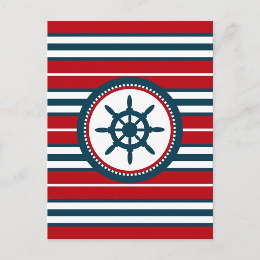 Carte Postale Nautical design (Devant)