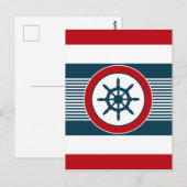 Carte Postale Nautical design (Devant / Derrière)