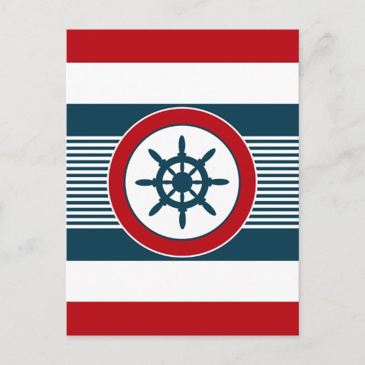 Carte Postale Nautical design (Devant)