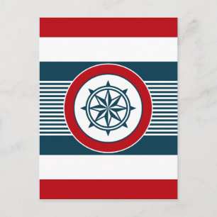 Carte Postale Nautical design