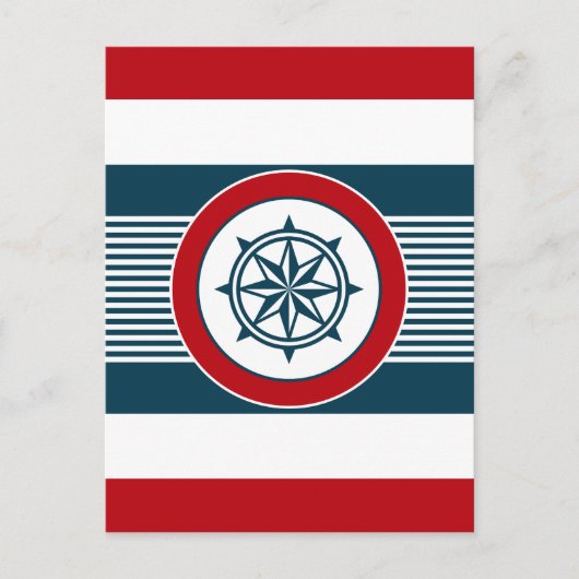 Carte Postale Nautical design (Devant)