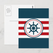 Carte Postale Nautical design (Devant / Derrière)
