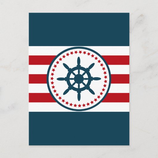 Carte Postale Nautical design (Devant)
