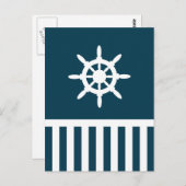 Carte Postale Nautical design (Devant / Derrière)