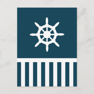 Carte Postale Nautical design