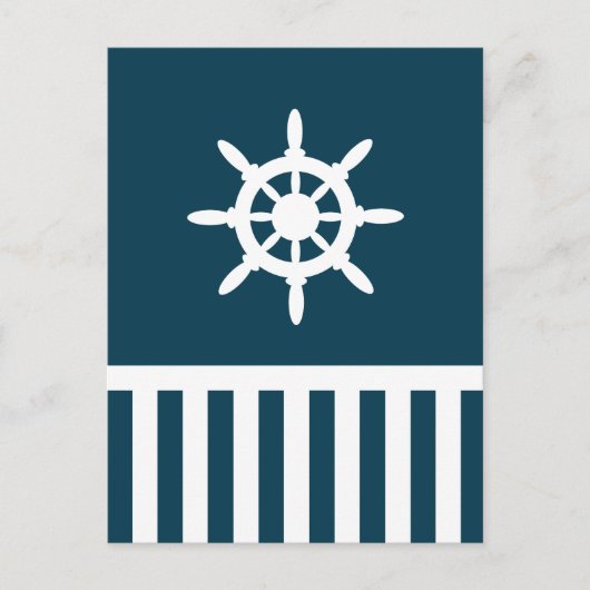 Carte Postale Nautical design (Devant)