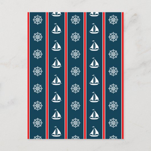 Carte Postale Nautical design (Devant)