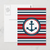 Carte Postale Nautical design (Devant / Derrière)