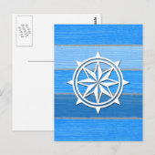 Carte Postale Nautical themed design (Devant / Derrière)