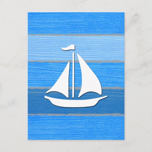 Carte Postale Nautical themed design (Devant)