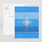 Carte Postale Nautical themed design (Devant / Derrière)