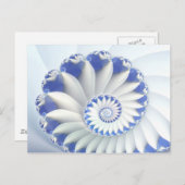 Carte Postale Nautilus bleu (Devant / Derrière)
