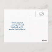 Carte Postale Nautique Plage Ocean Whale Merci (Dos)