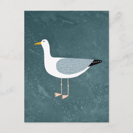 Carte Postale Nautique Seagull (Devant)