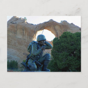Carte Postale Navajo Code Talker (Windows Rock)