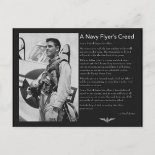 Carte Postale Naval Flyer's Creed