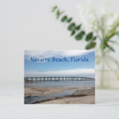 Carte Postale Navarre Beach Floride pont de la chaussée photo (Debout devant)