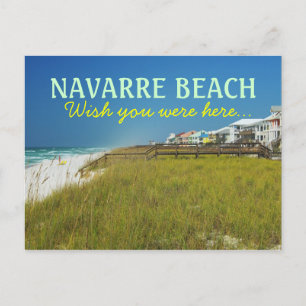 Carte Postale Navarre Beach Floride - Souhaitez-vous être ici
