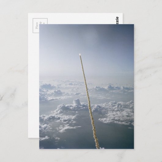 Carte Postale Navette Challenger Space Launch Cape Canaveral (Devant / Derrière)