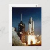 Carte Postale Navette en forme Columbia (Devant / Derrière)