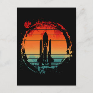 CARTE POSTALE NAVETTE ESPACE VINTAGE