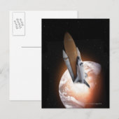 Carte Postale Navette spatiale 5 (Devant / Derrière)